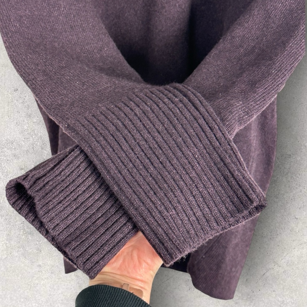 Proenza Schouler Sandra Turtleneck Sweater Eco Doubleface Cashmere Purple Sz XS - Picture 4 of 12